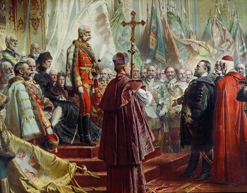 Gyula Benczur - Emperor Franz